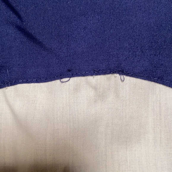 Vintage cream and blue western button down - Picture 5 of 5